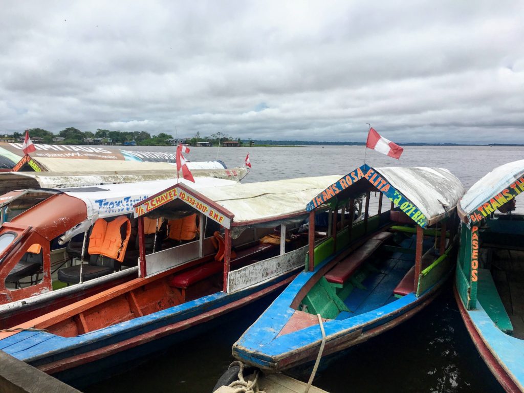 port of nanay boats peru