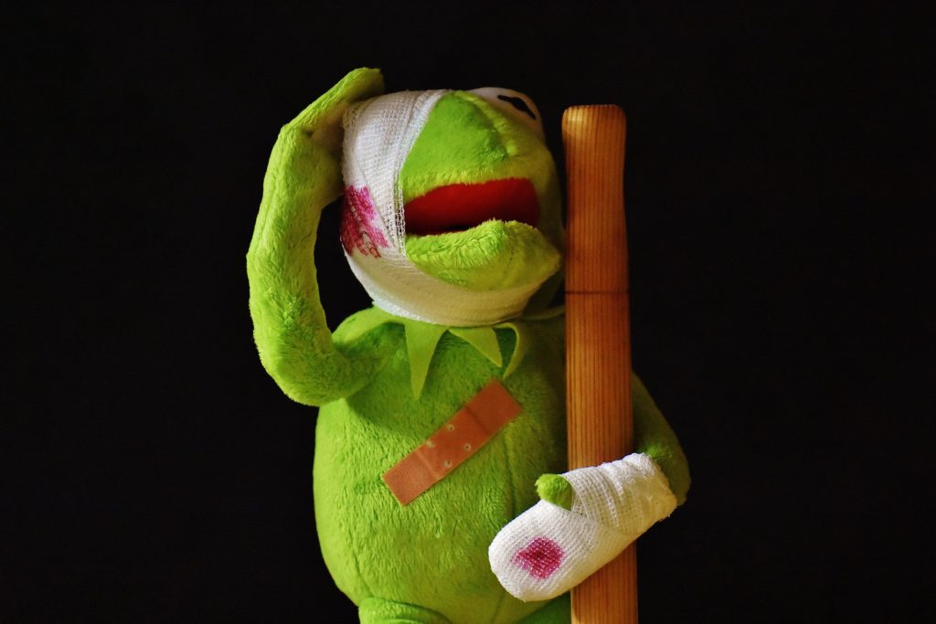 kermit injured while traveling